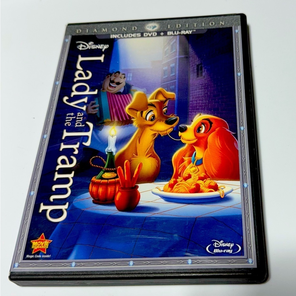 Disney’s Lady & The Tramp Blu Ray Only Diamond Edition.